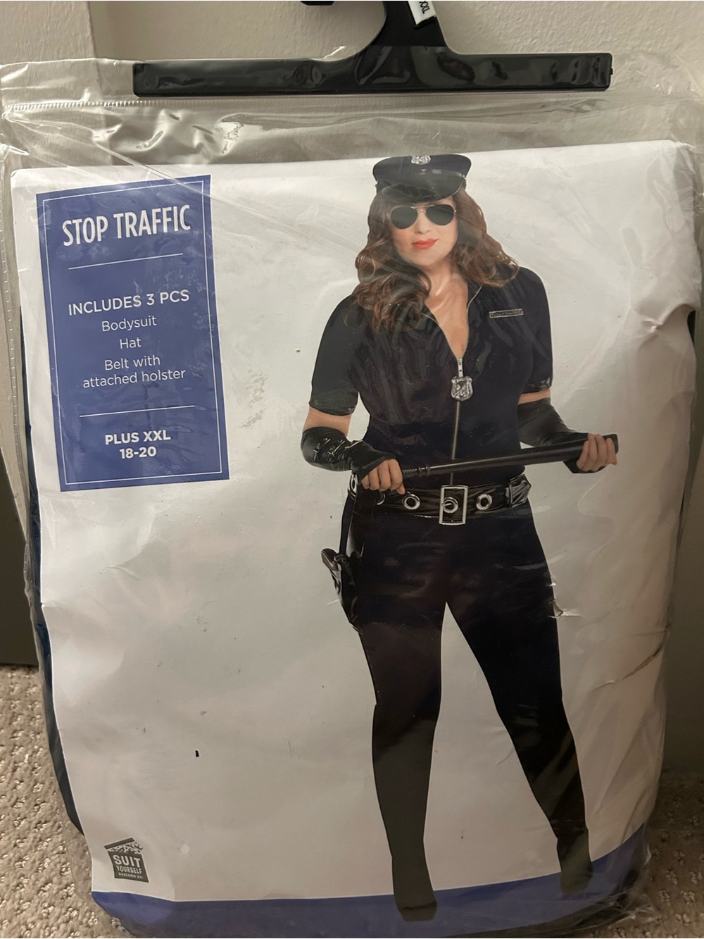 Stop traffic police costume